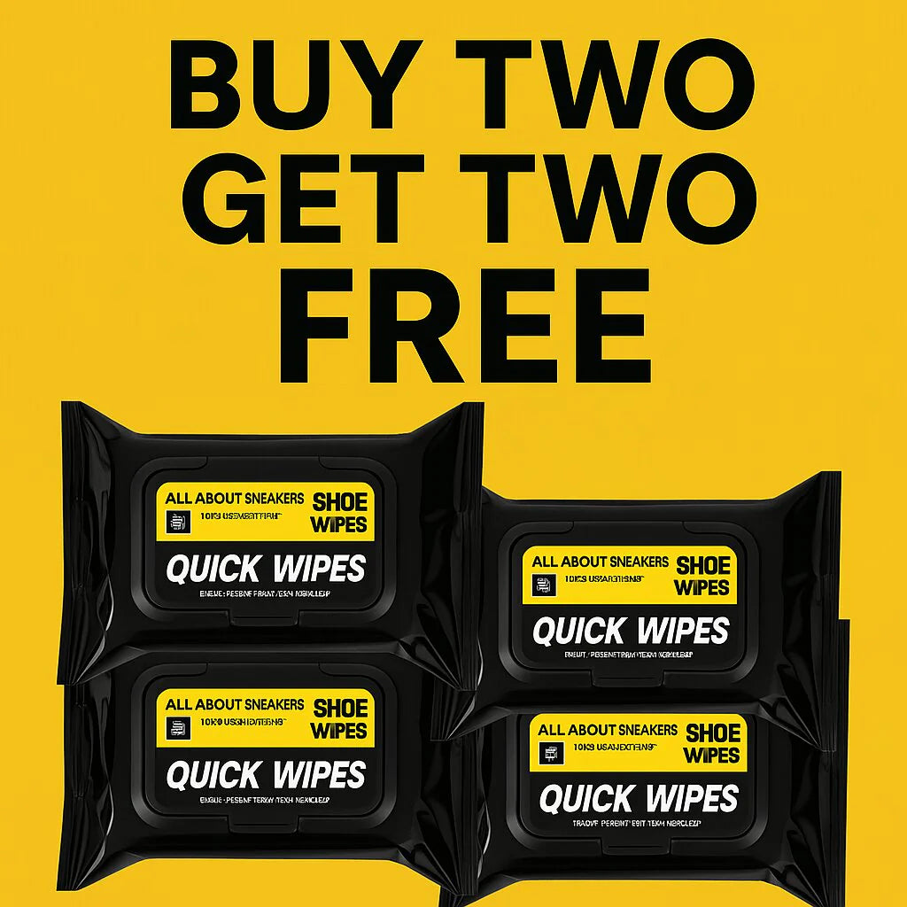 ( Pack Of 2 ) Shoe Wipes and Shoe Cleaning Solution (80 Pieces) - Quick & Easy Stain Removal